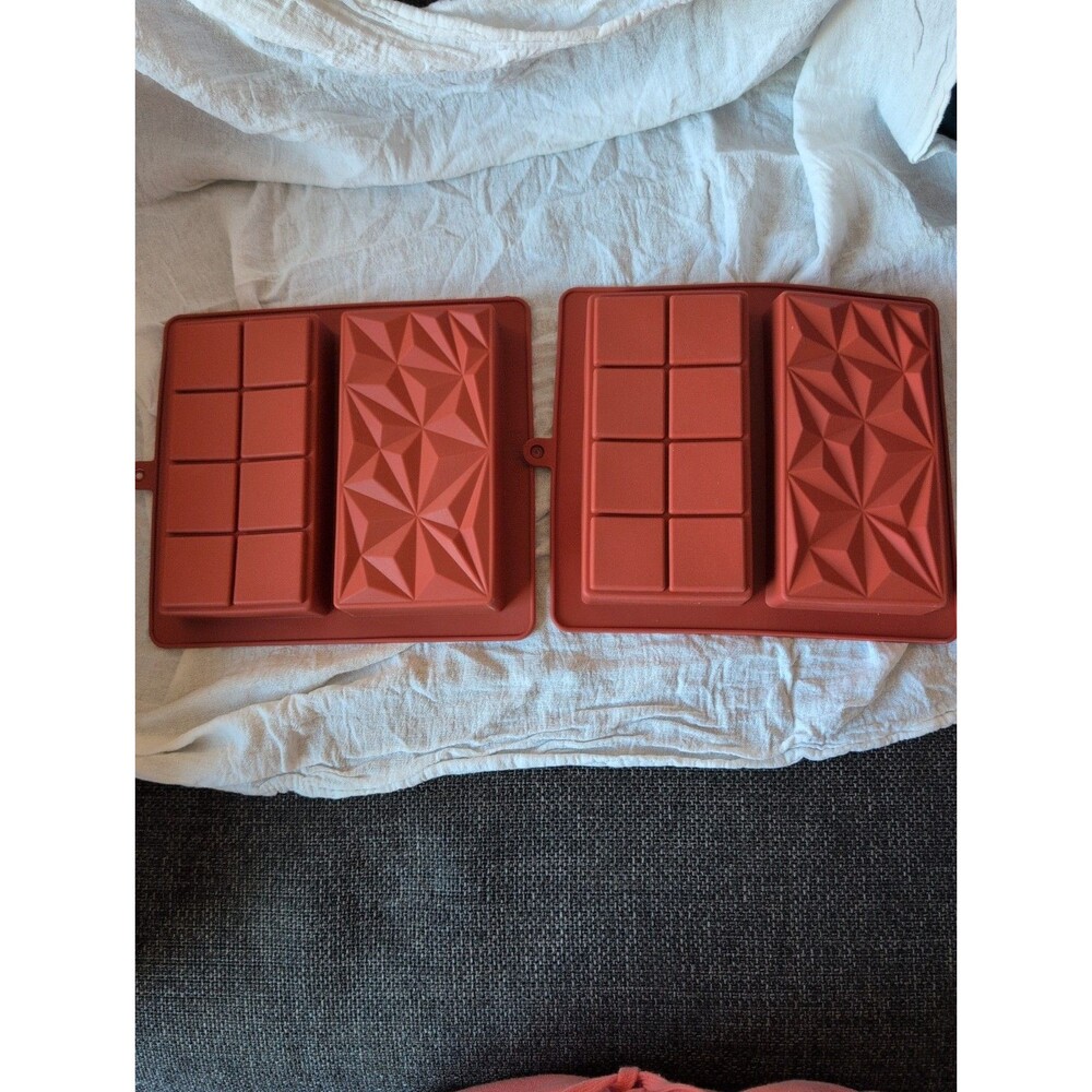 Silicone Heat Resistant Chocolate Molds Set Of 2
